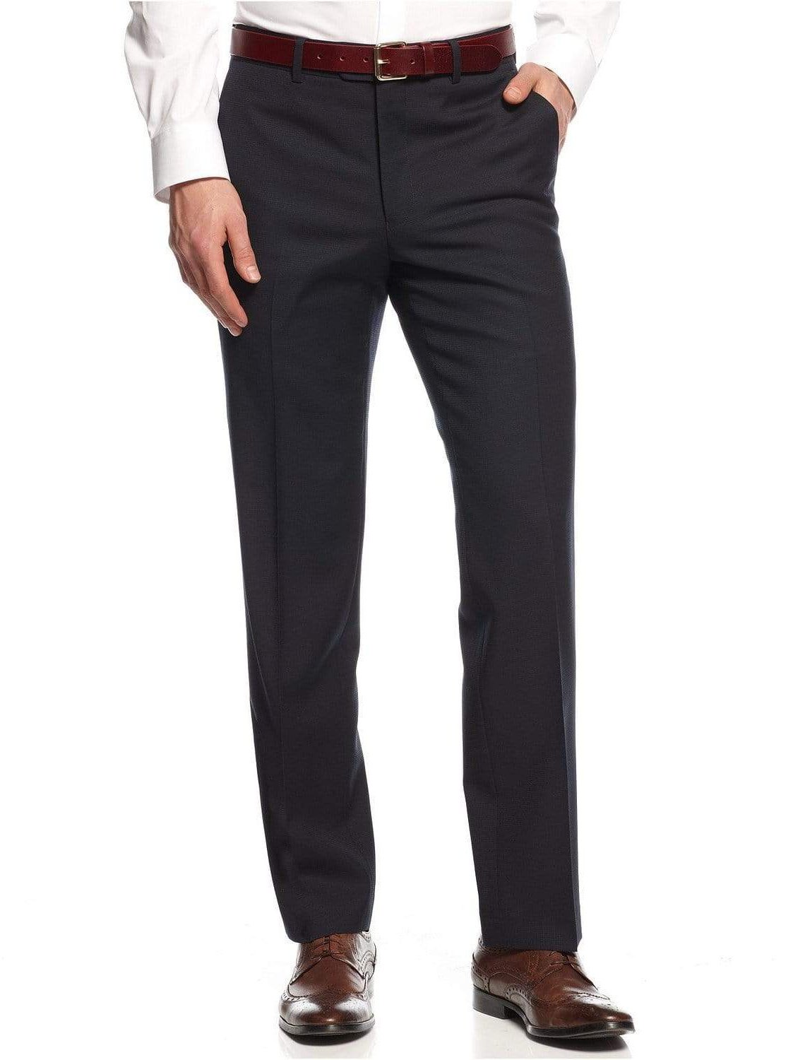 Buy online Navy-blue Formal Trouser from Bottom Wear for Men by Ennoble for  ₹900 at 70% off | 2024 Limeroad.com